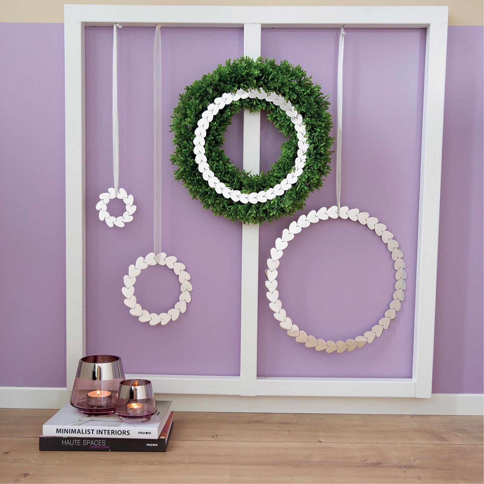 FINK - 151155 - FINK, Deko - Anhänger Herz "Magic", Edelstahl glatt poliert,