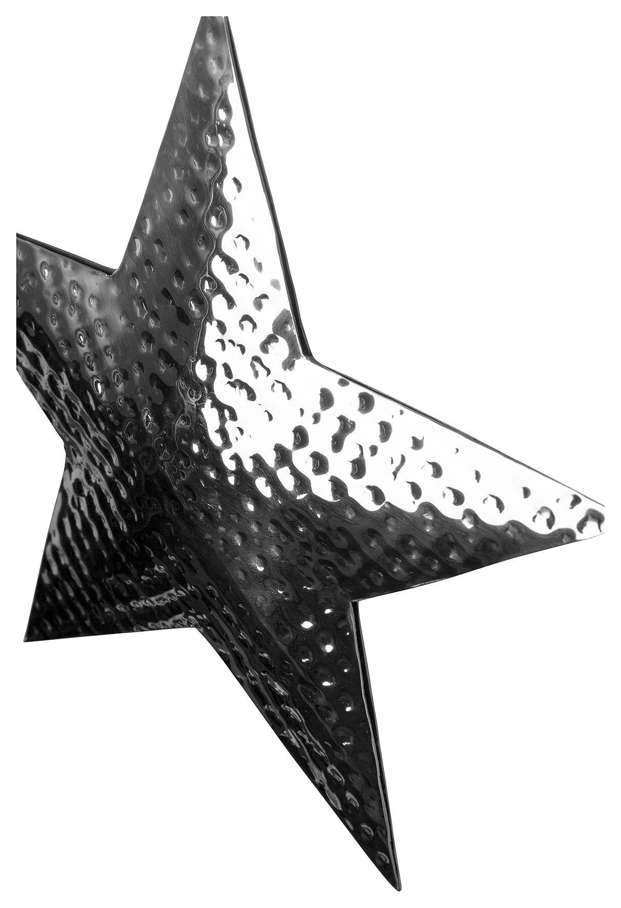 FINK - 151168 - FINK, Jella Deko Stern, Edelstahl gehämmert, Höhe 20,5cm