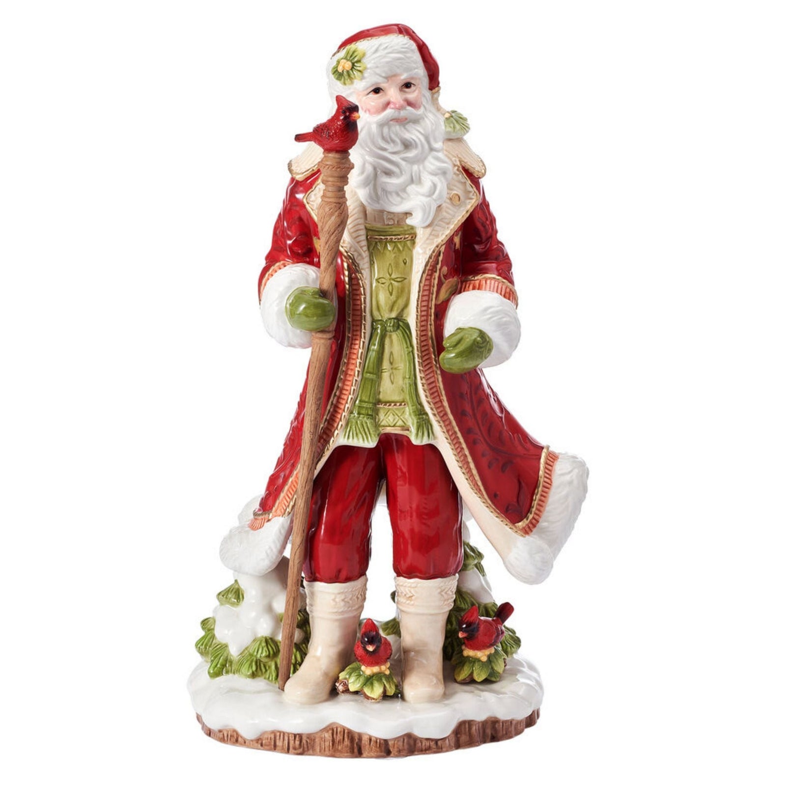 FaF - 1025011 - Fitz & Floyd Christmas Collection Santa mit langem Mantel - 46cm - 2025