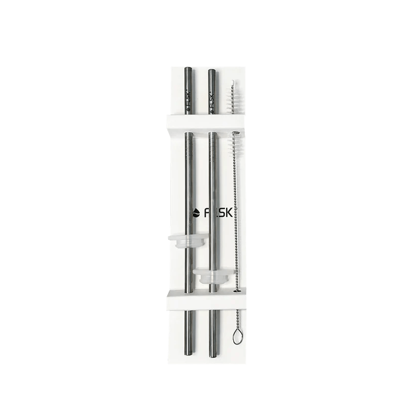 FLSK Edelstahl Strohhalm 2er Set FL - 8090 - 0000 - 0009