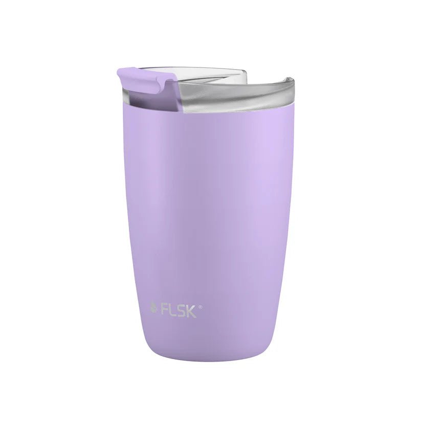 FLSK To - Go - Cup aus Edelstahl, lavender, 350ml, 14,2cm hoch FL - 1030 - 0350 - 2036