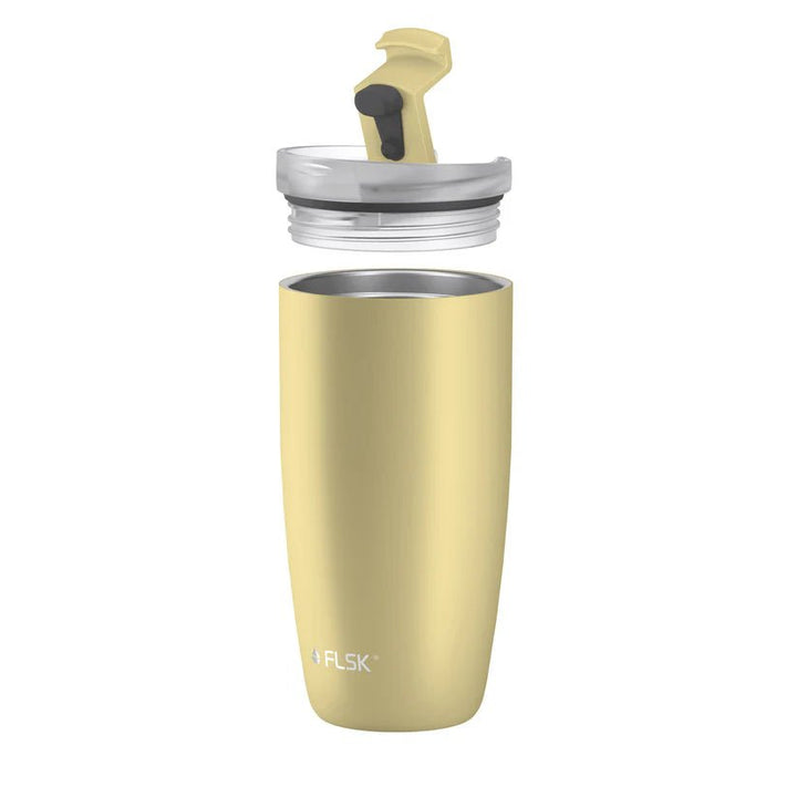 FLSK To - Go - Cup aus Edelstahl, lemon, 500ml, 17,8cm hoch FL - 1030 - 0500 - 2038