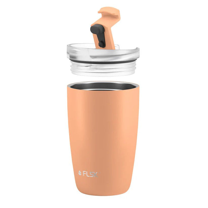 FLSK To - Go - Cup aus Edelstahl, peach, 350ml, 14,2cm hoch FL - 1030 - 0350 - 2037