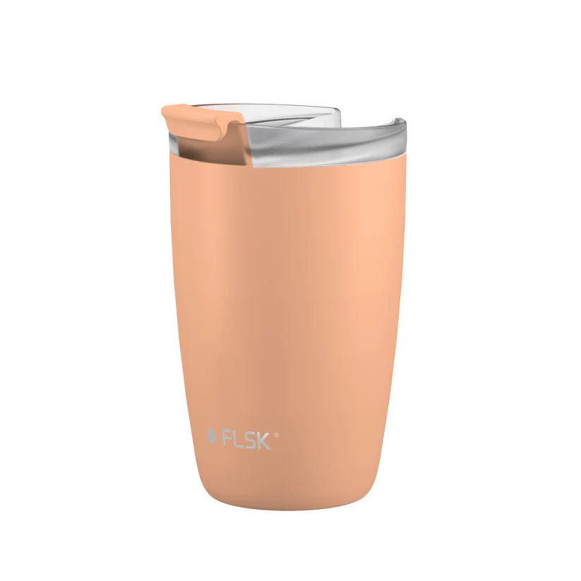 FLSK To - Go - Cup aus Edelstahl, peach, 350ml, 14,2cm hoch FL - 1030 - 0350 - 2037