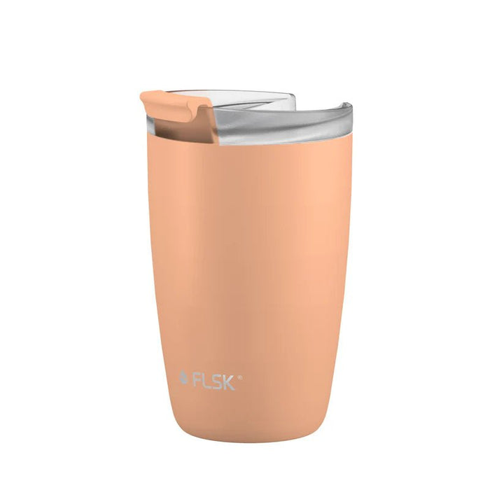 FLSK To - Go - Cup aus Edelstahl, peach, 350ml, 14,2cm hoch FL - 1030 - 0350 - 2037