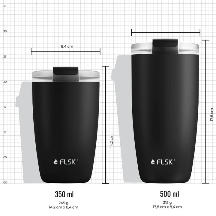FL - 1030 - 0500 - 2037 - FLSK To - Go - Cup aus Edelstahl, peach, 500ml, 17,8cm hoch
