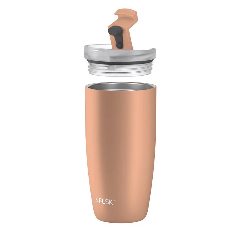 FLSK To - Go - Cup aus Edelstahl, peach, 500ml, 17,8cm hoch FL - 1030 - 0500 - 2037