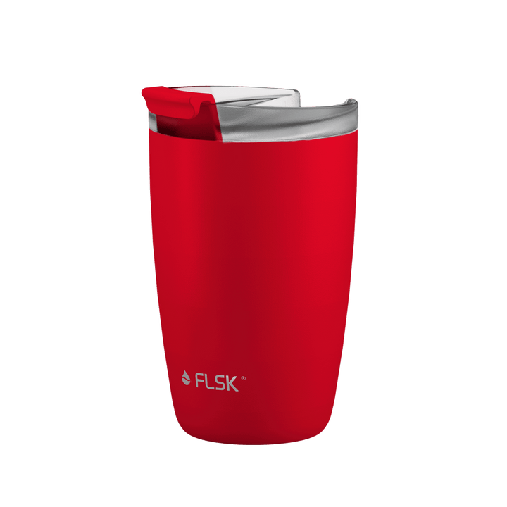 FL-1030-0350-2039 - FLSK To - Go - Cup aus Edelstahl, red, 350ml, 14,2cm hoch