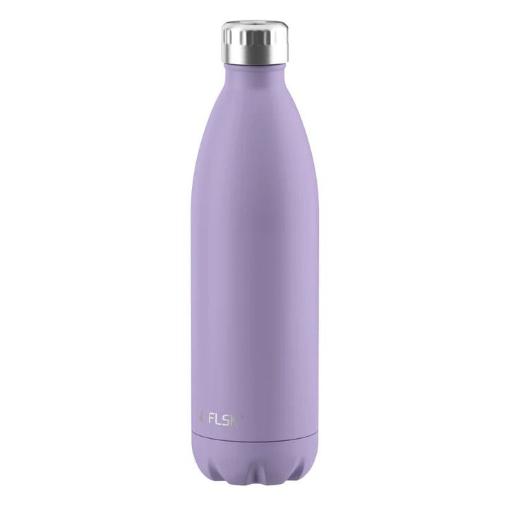 FLSK Trinkflasche aus Edelstahl, lavender, 1000ml, 32cm hoch FL - 1010 - 1000 - 2036