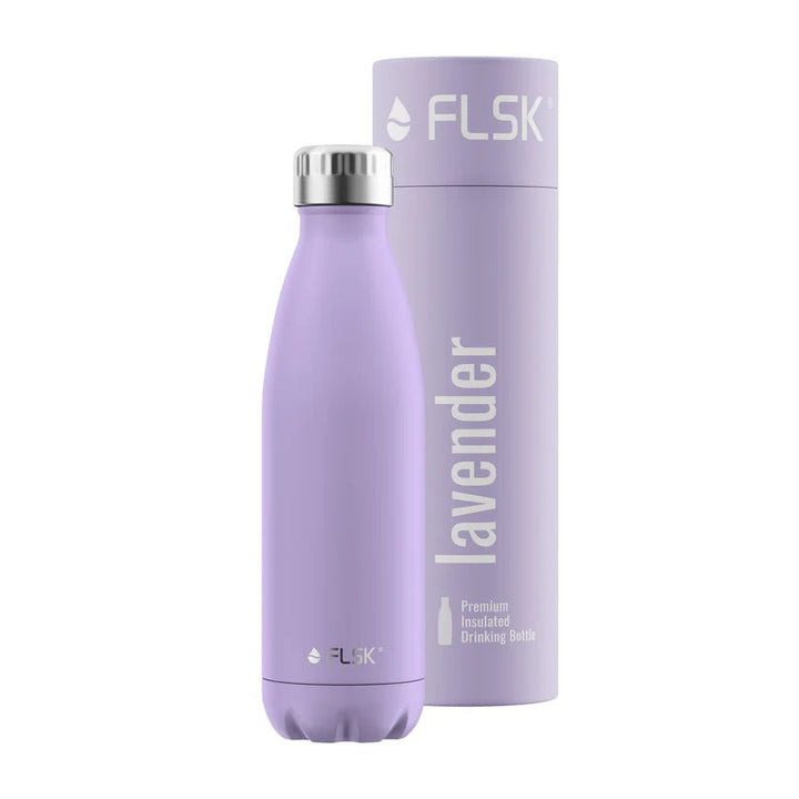 FLSK Trinkflasche aus Edelstahl, lavender, 500ml, 25,5cm hoch FL - 1010 - 0500 - 2036