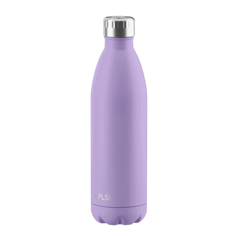 FLSK Trinkflasche aus Edelstahl, lavender, 750ml, 28,6cm hoch FL - 1010 - 0750 - 2036