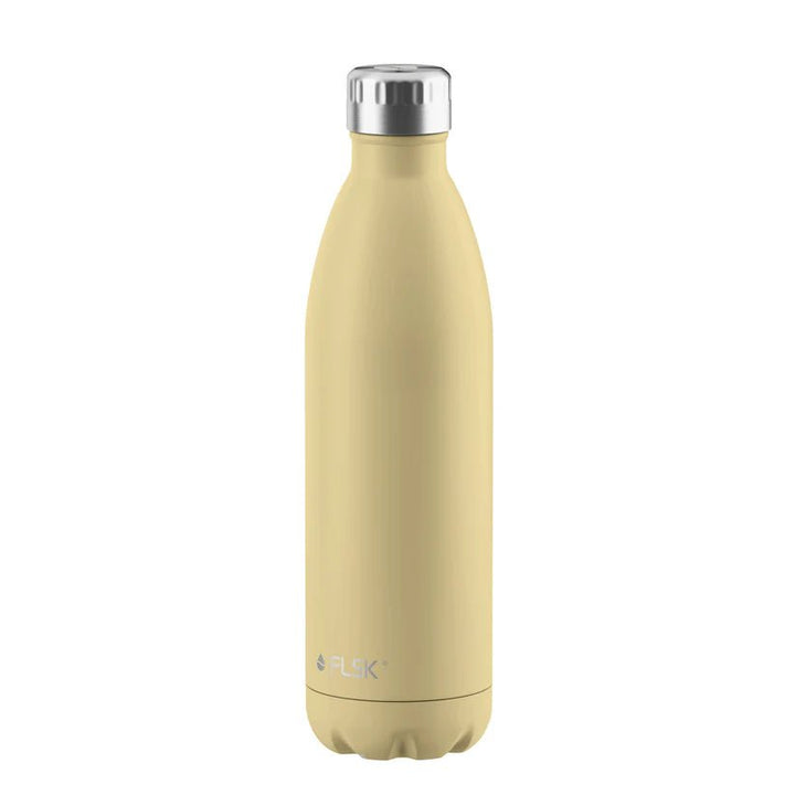FL - 1010 - 0750 - 2038 - FLSK Trinkflasche aus Edelstahl, lemon, 750ml, 28,6cm hoch