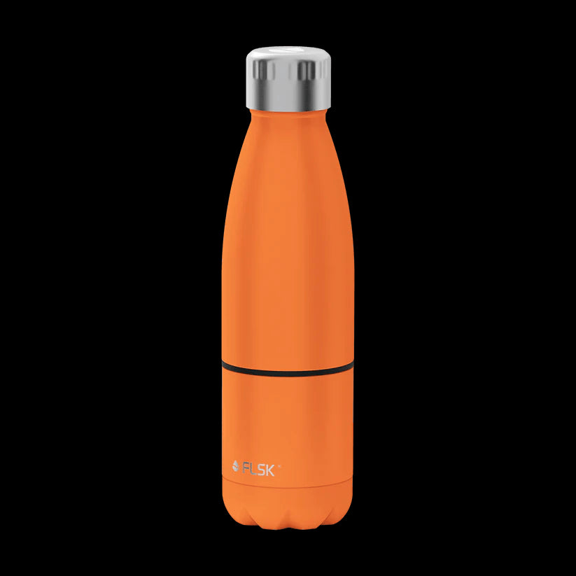 FL - 2010 - 0700 - 0011 - FLSK Trinkflasche mit Becher, orange, 700ml, 28,8cm hoch