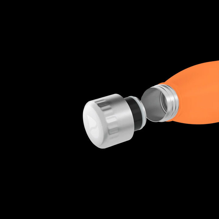 FL - 2010 - 0700 - 0011 - FLSK Trinkflasche mit Becher, orange, 700ml, 28,8cm hoch