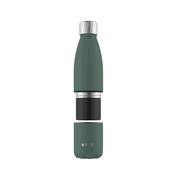 FLSK Trinkflasche mit Becher, ridge green, 700ml, 28,8cm hoch FL - 2010 - 0700 - 0011