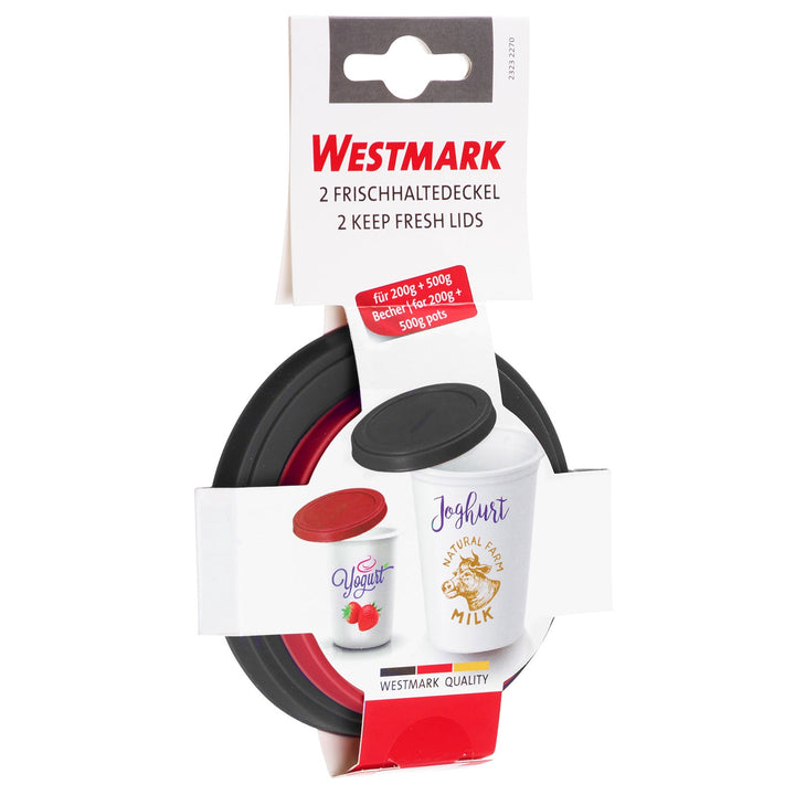 WST-23142270 - Frischhaltedeckel rund, 2 Stück, Westmark, D10 und 8cm