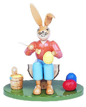 GAH-71541 - Gahlenz - Hasen - Maler sitzend - 10cm