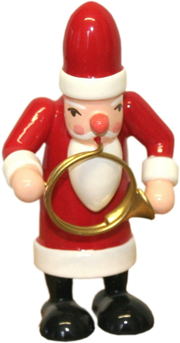 GAH-31434 - Gahlenz - Kapel - Kerstman met woudhoorn - 7,5 cm