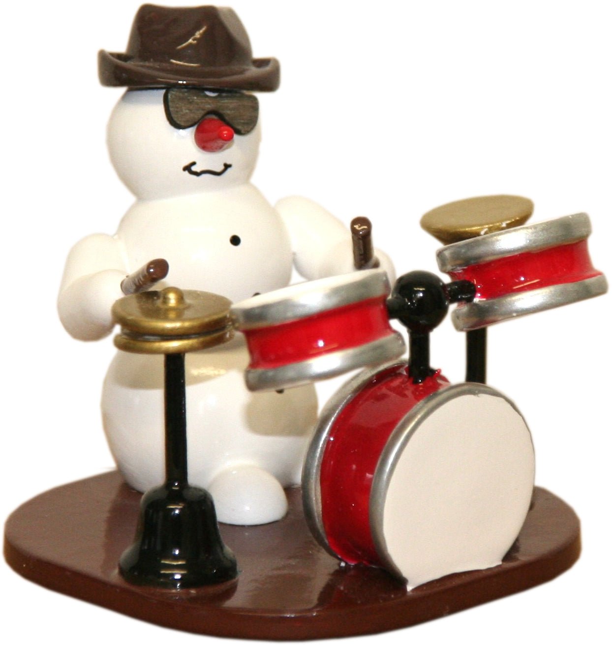 GAH - 38020 - Gahlenz - Snowmen - Group 'Schneemann mit Schlagzeug - 6cm'