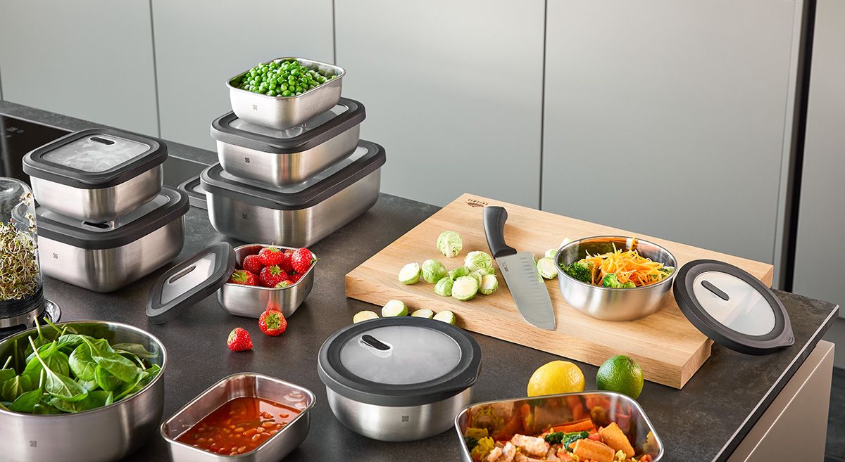 GEF-12779 - Gefu, Frischhaltedose "Provido", quadratisch, Kapazität 1800ml