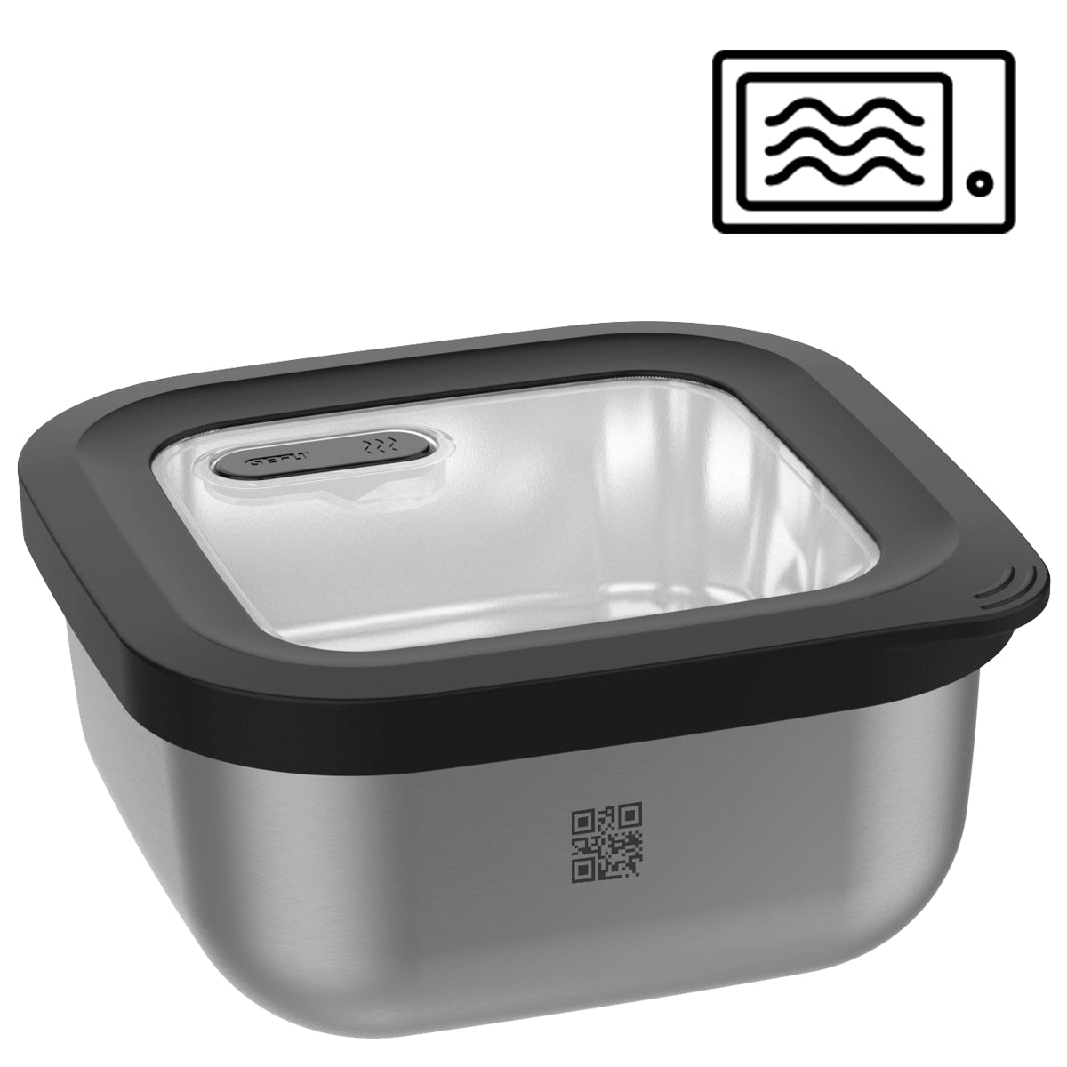 GEF-12779 - Gefu, Frischhaltedose "Provido", quadratisch, Kapazität 1800ml