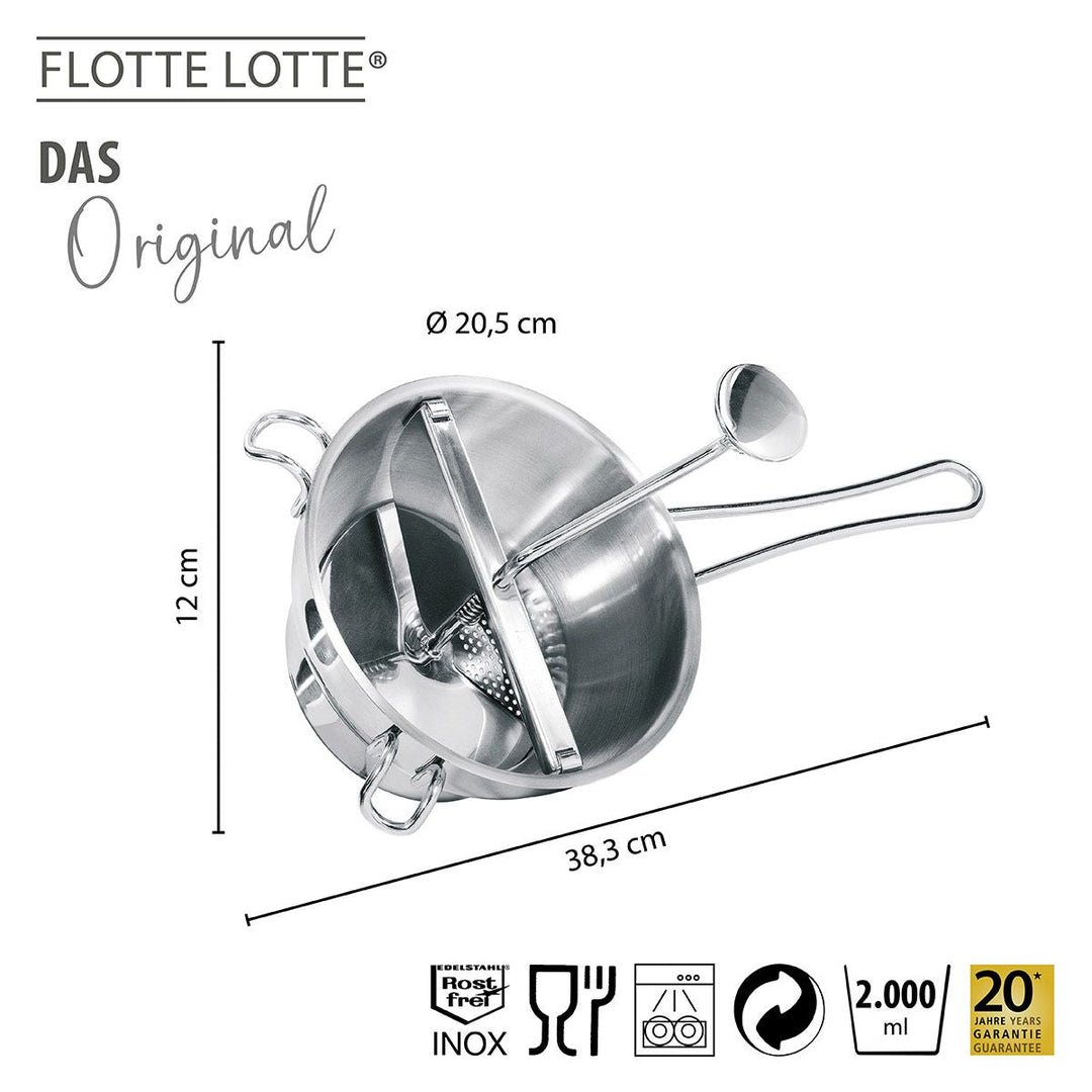  - Gefu, Passiergerät "Flotte Lotte®", multifunktional mit 2 Lochscheiben
