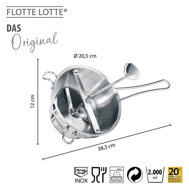  - Gefu, Passiergerät "Flotte Lotte®", multifunktional mit 2 Lochscheiben