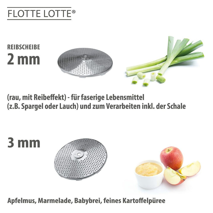  - Gefu, Passiergerät "Flotte Lotte®", multifunktional mit 2 Lochscheiben