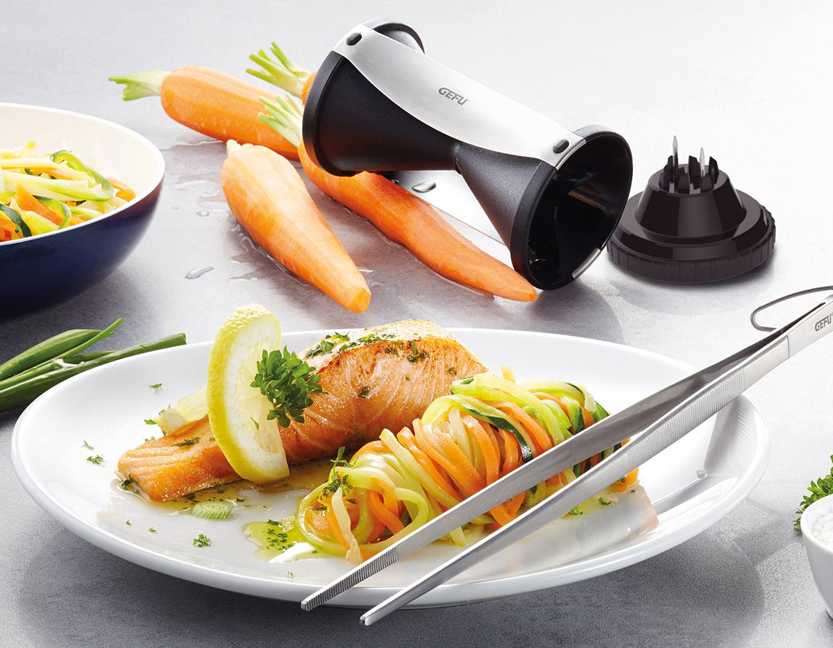 GE13460 - GEFU 'Spiralschneider SPIRELLI® inkl. Reinigungsbürste - Schneiden / Teilen'