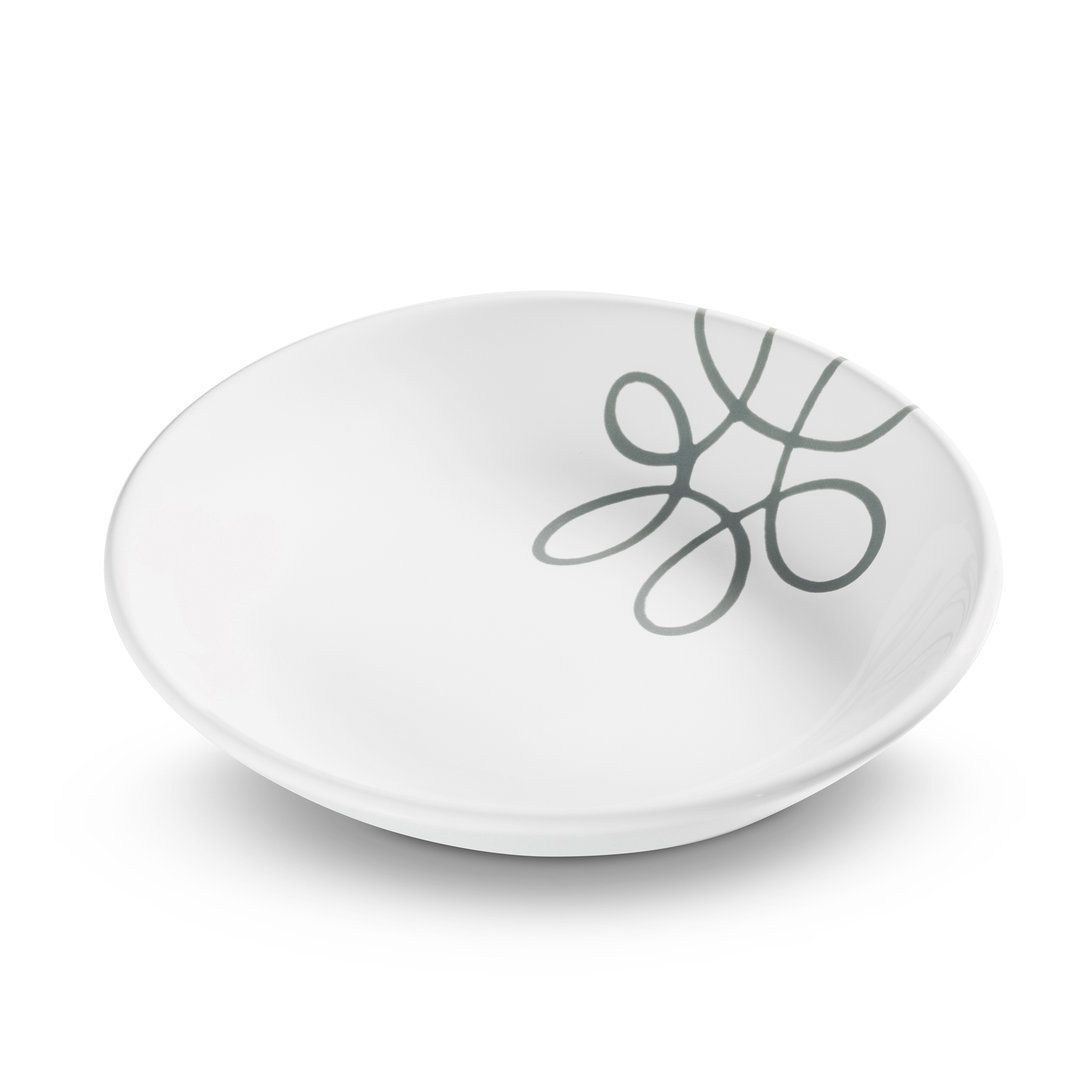 0111TSCU20 - Gmundner Keramik 'Pur Geflammt Grau - Suppenteller Cup (Ø 20cm)'