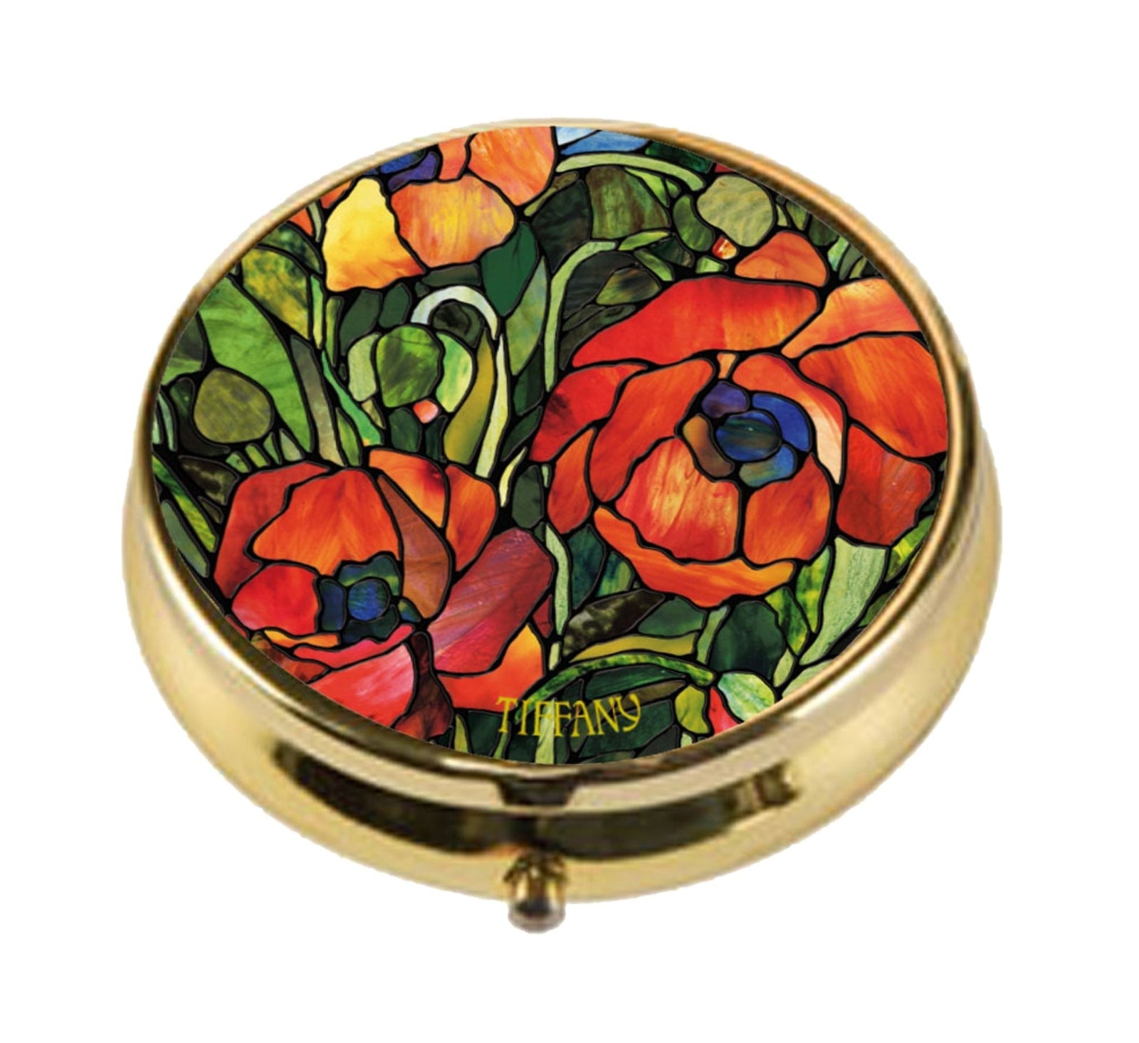 67066101 - Goebel Artis Orbis Louis Comfort Tiffany 'Pillendose Oriental Poppy'