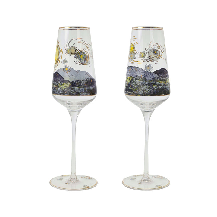 Goebel Artis Orbis, Sektglas, Vincent Van Gogh - Sternennacht 2025 67075191