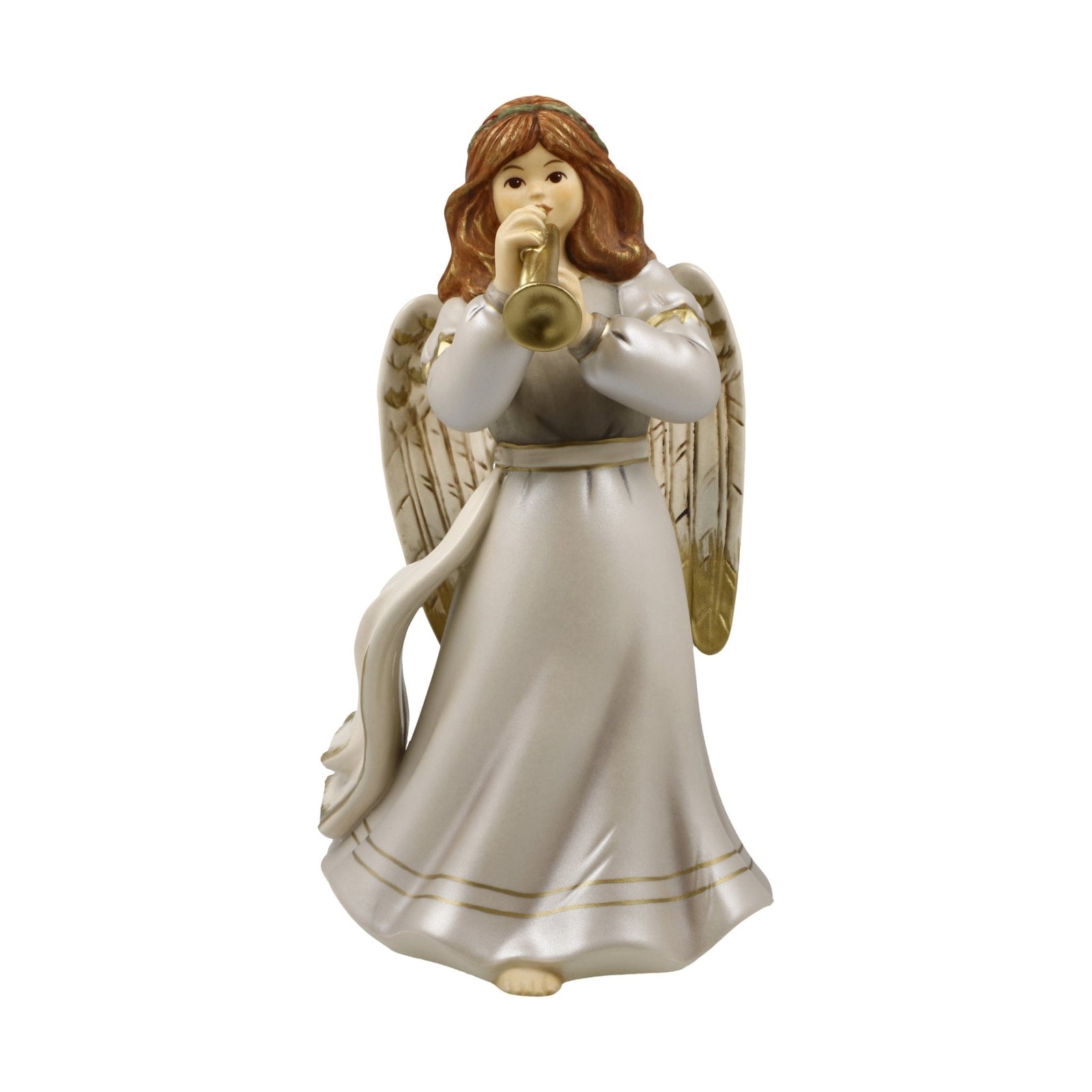 41645091 - Goebel Gloria Andächtige Trompetenspielerin Weiß - Gold 2025