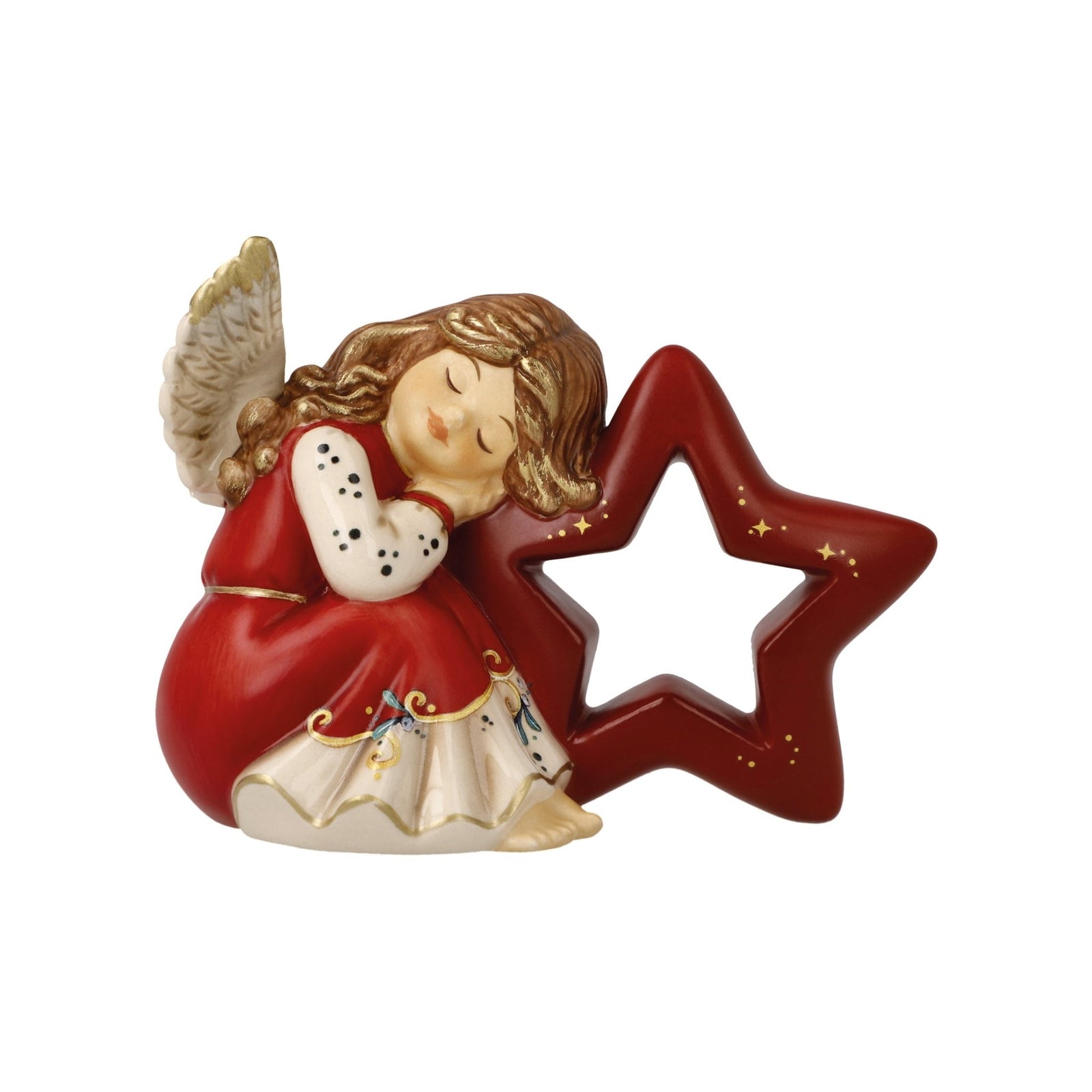 41706681 - Goebel Jahresfarbe 2026 Engel 'Engel Im Traumland grün - 7,5cm' 2026