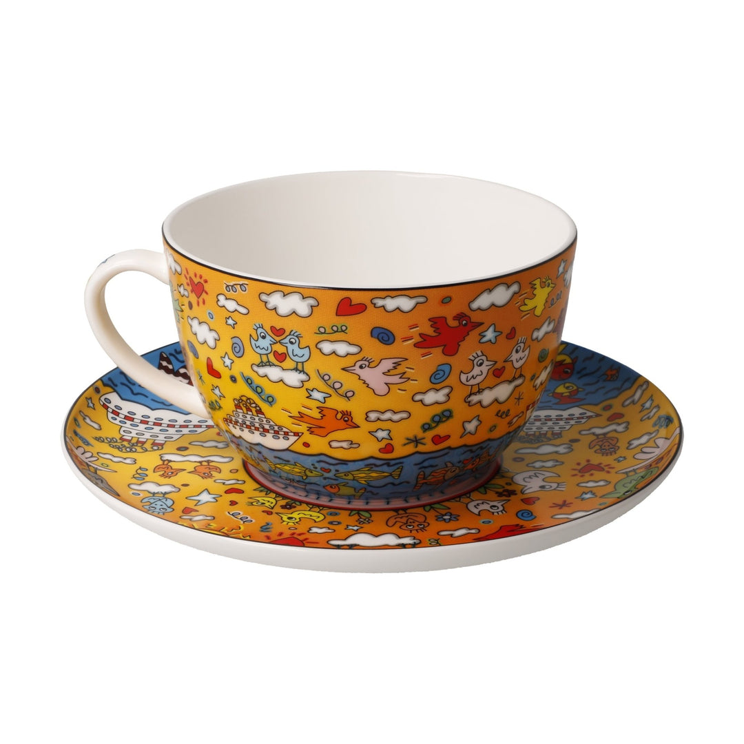 26103621 - Goebel James Rizzi Milchkaffeetasse 'The Romance of the Sea' 2026