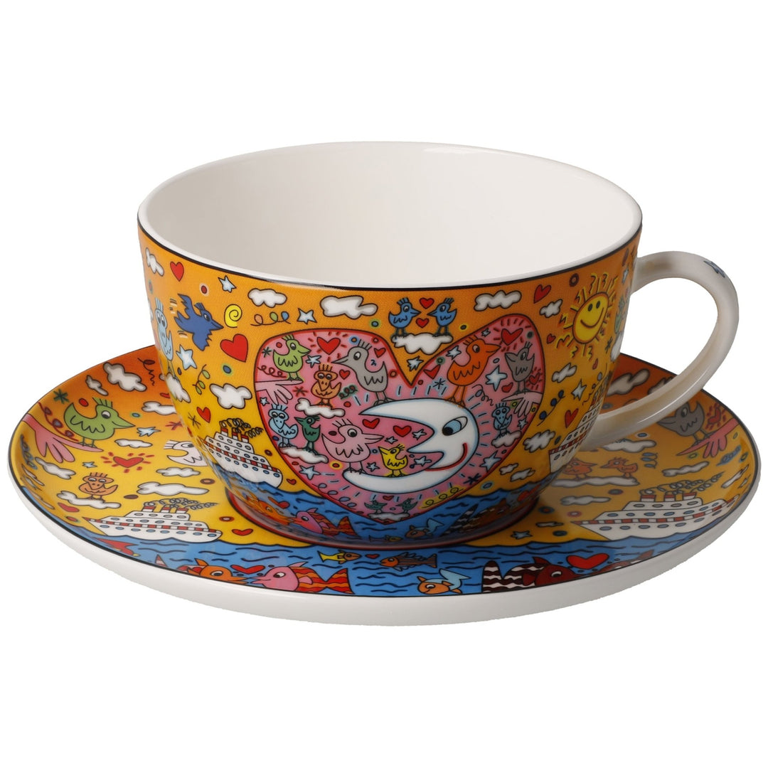 26103621 - Goebel James Rizzi Milchkaffeetasse 'The Romance of the Sea' 2026