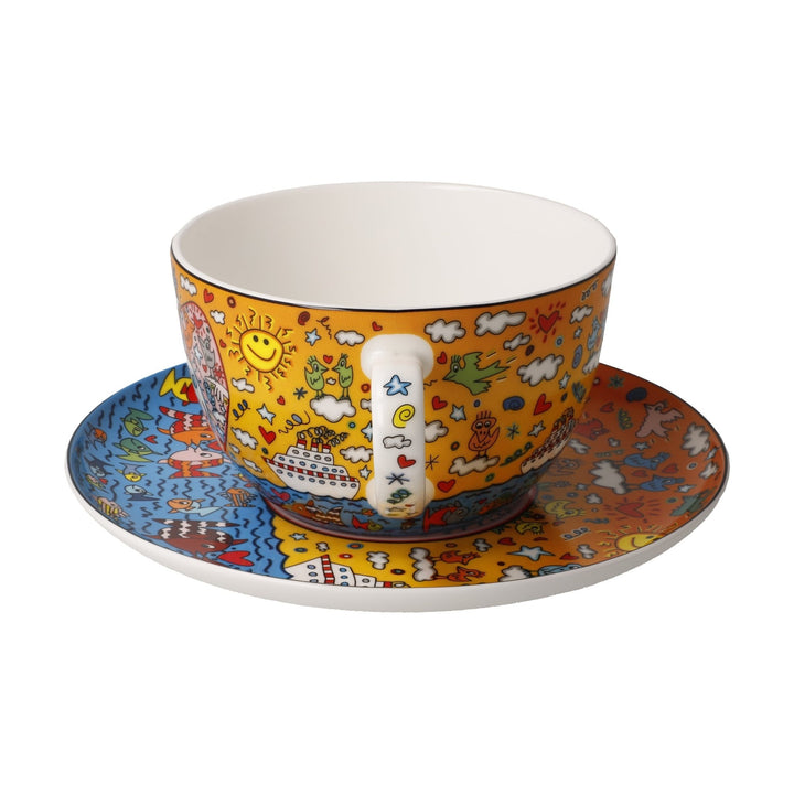 26103621 - Goebel James Rizzi Milchkaffeetasse 'The Romance of the Sea' 2026
