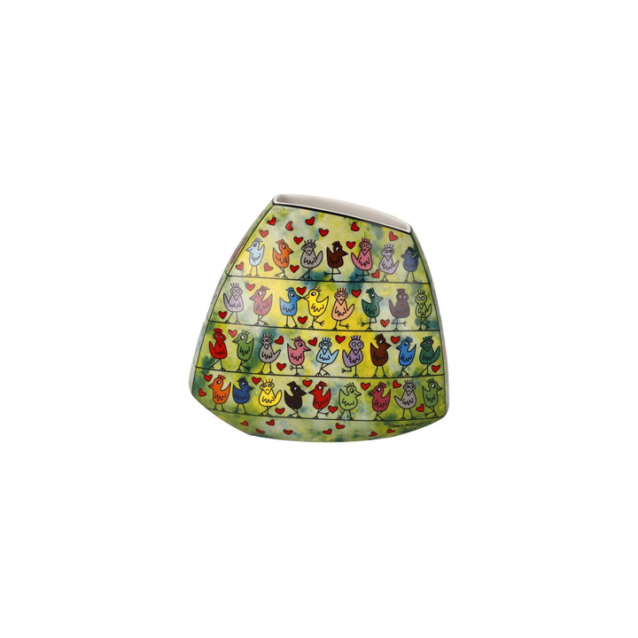 26103591 - Goebel James Rizzi Vase 'Birds on a Love Wire' 2026
