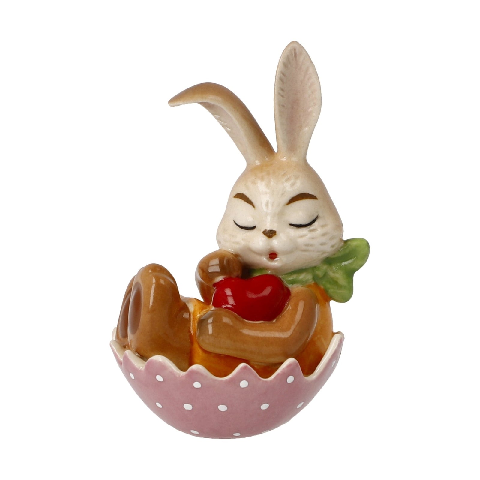 66846051 - Goebel Ostern Minihase in Eierschale 'Hab von dir geträumt! 6cm' 2025