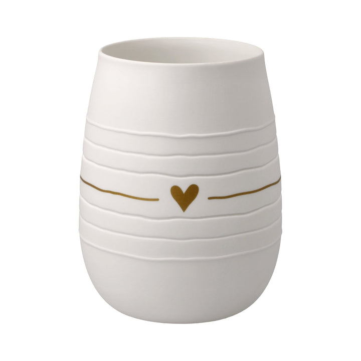 23123671 - Goebel Poesie Windlicht 'Golden Heart Biskuit weiß' 2026