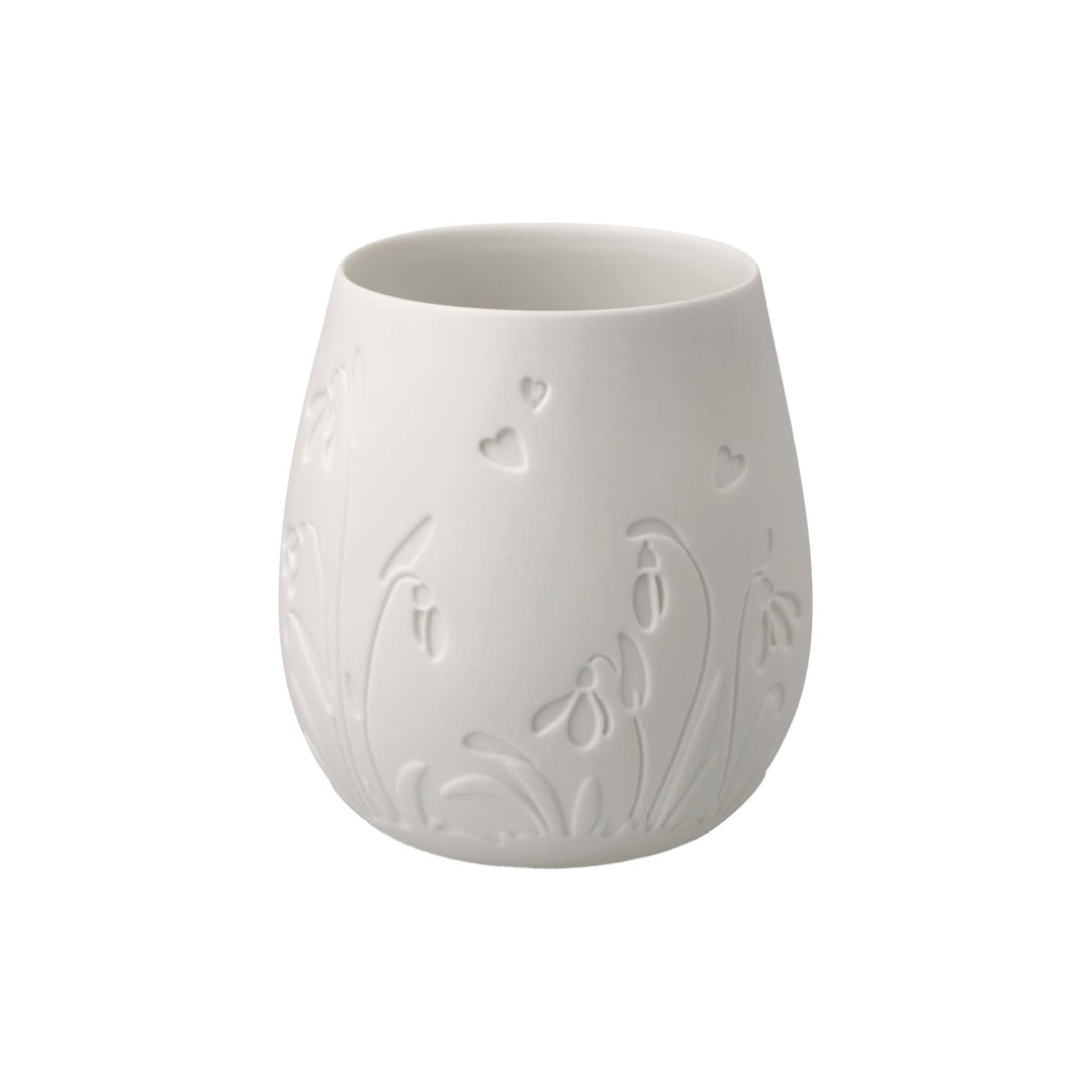 23123701 - Goebel Poesie Windlicht 'Snow Bells Biskuit weiß' 2026