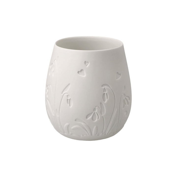 23123701 - Goebel Poesie Windlicht 'Snow Bells Biskuit weiß' 2026