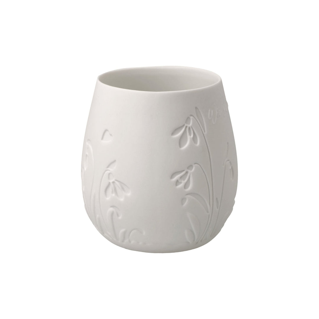 23123701 - Goebel Poesie Windlicht 'Snow Bells Biskuit weiß' 2026