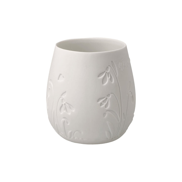 23123701 - Goebel Poesie Windlicht 'Snow Bells Biskuit weiß' 2026