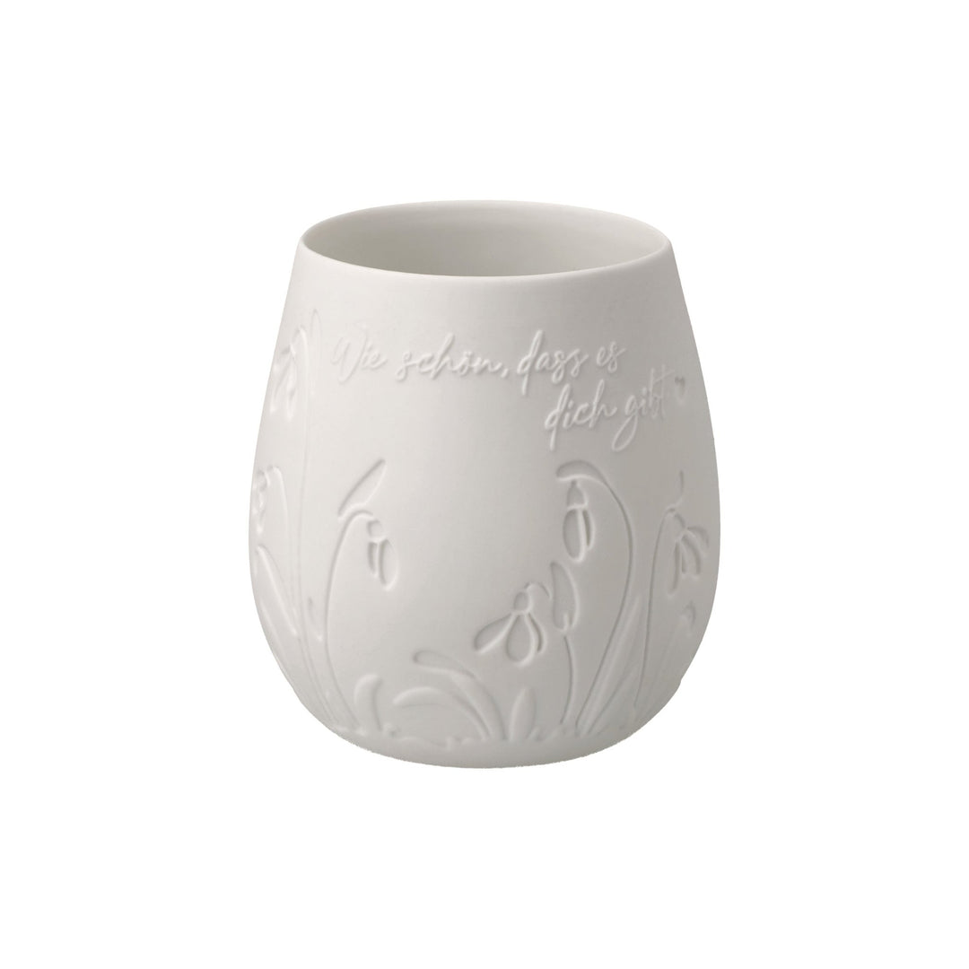 23123701 - Goebel Poesie Windlicht 'Snow Bells Biskuit weiß' 2026