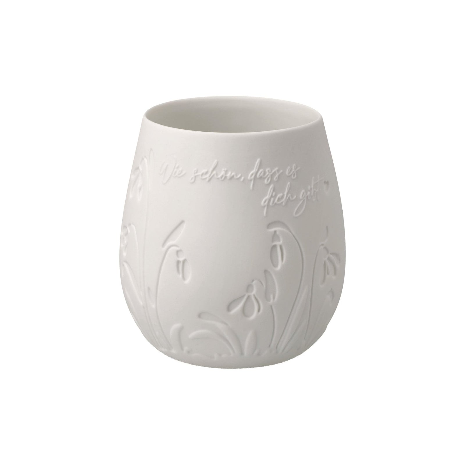 23123701 - Goebel Poesie Windlicht 'Snow Bells Biskuit weiß' 2026