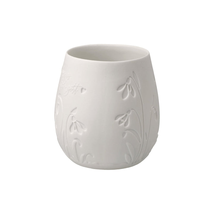 23123701 - Goebel Poesie Windlicht 'Snow Bells Biskuit weiß' 2026