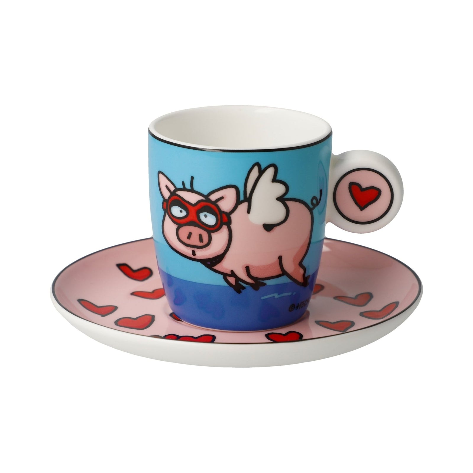 67200201 - Goebel Pop Art, Espressotasse, Ed Eck - When Pigs Fly 2025