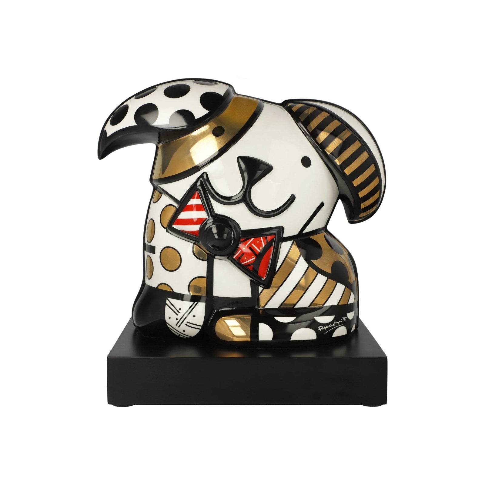 66453331 - Goebel Pop Art, Figur, Romero Britto - Golden Ginger L.E. 2025
