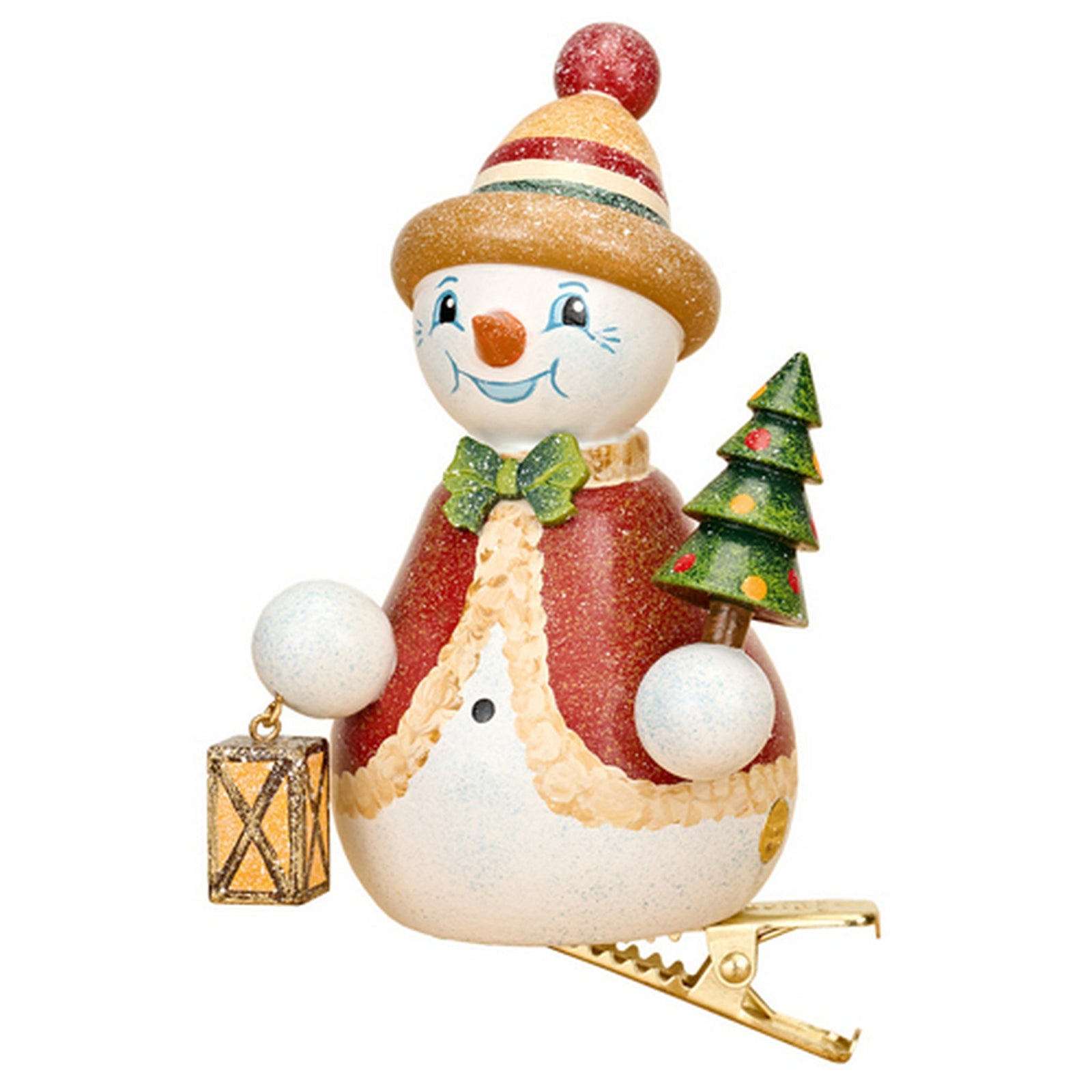 HUB-140h4001 - Hubrig Volkskunst 'Baumclipser - Schneefräulein Schneeweihnacht 9cm' 2026